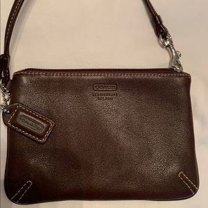 Coach Leather Wristlet